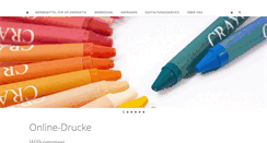 Desktop Screenshot of online-drucke.de