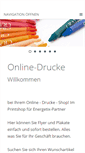 Mobile Screenshot of online-drucke.de
